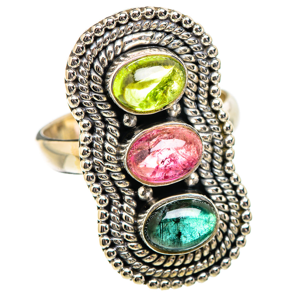 Tourmaline Rings handcrafted by Anasilvercos - RING130347 - Photo 2