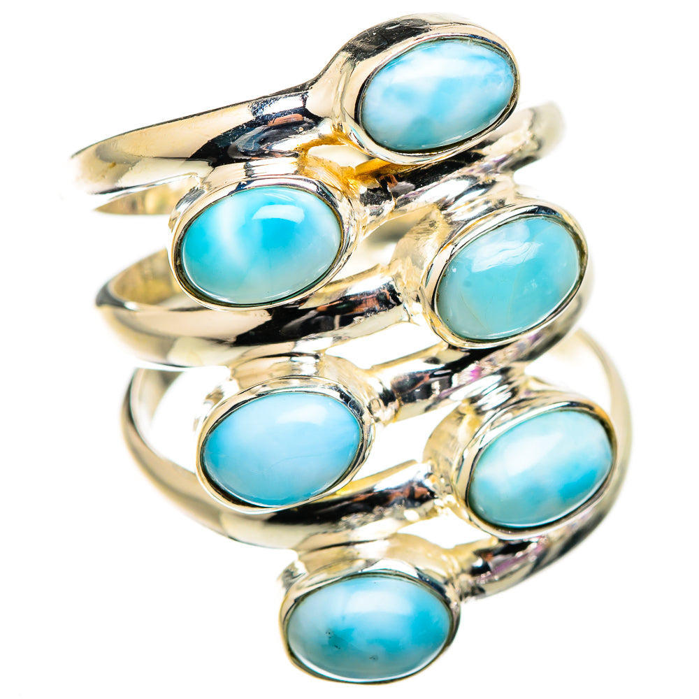 Larimar Rings handcrafted by Anasilvercos - RING130362 - Photo 2