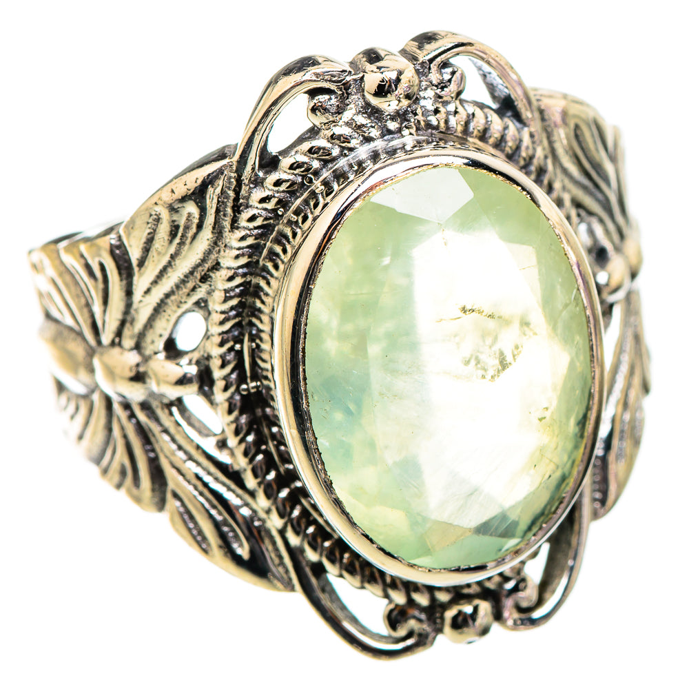 Prehnite Rings handcrafted by Anasilvercos - RING130365 - Photo 2