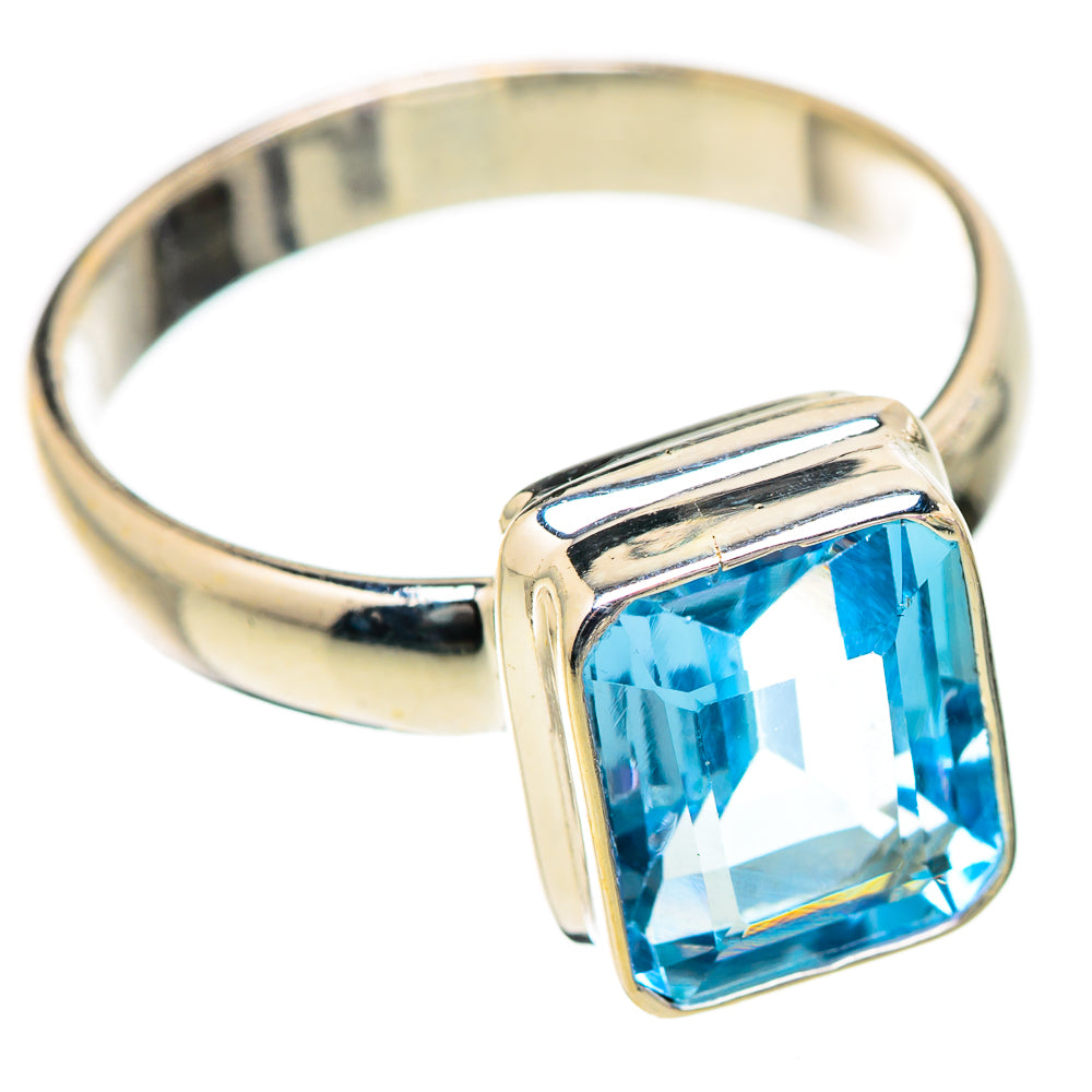 Blue Topaz Rings handcrafted by Anasilvercos - RING130387 - Photo 2
