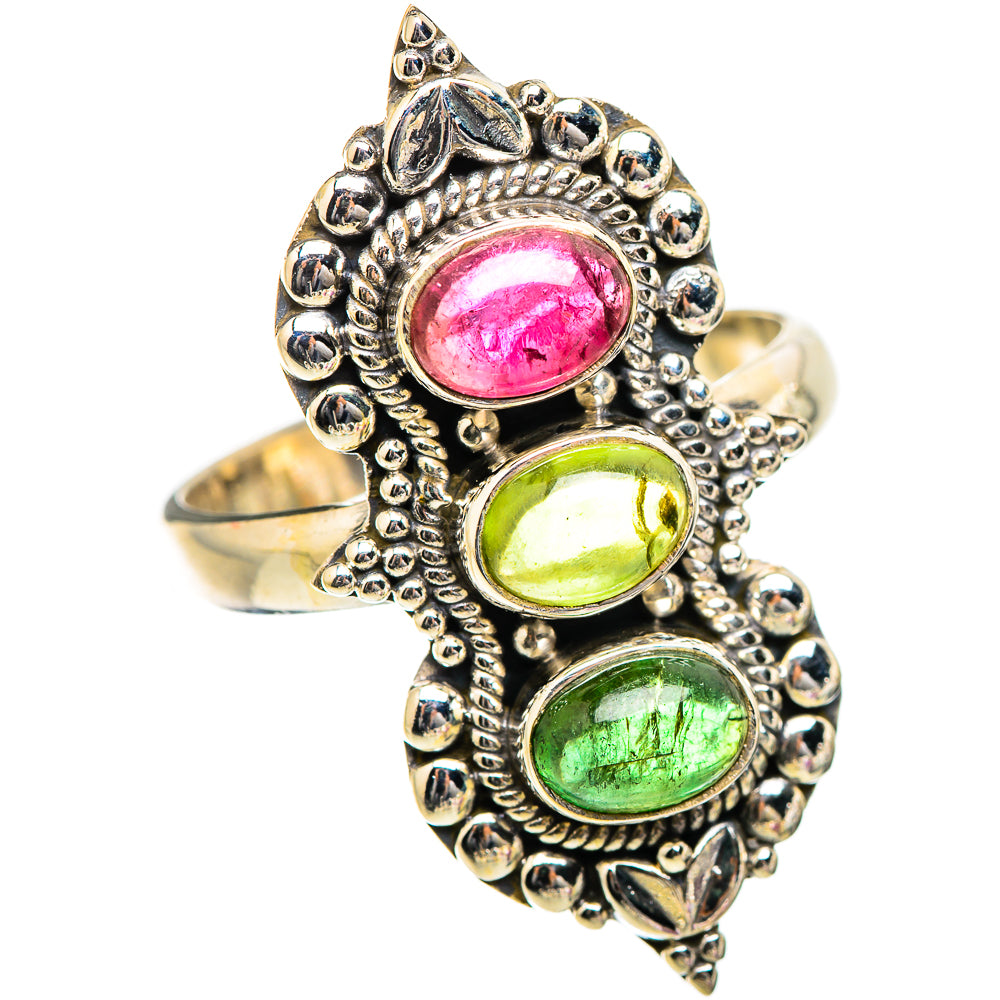 Tourmaline Rings handcrafted by Anasilvercos - RING130434 - Photo 2