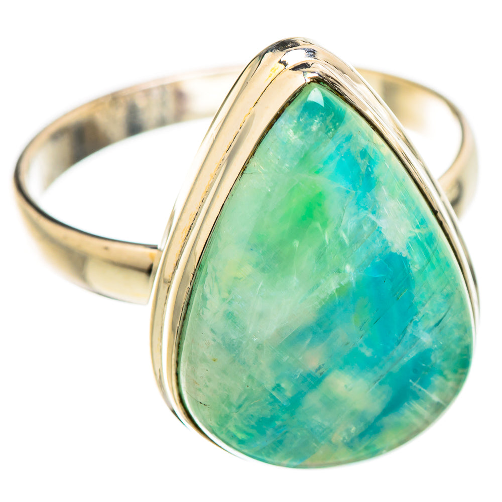 Green Moonstone Rings handcrafted by Anasilvercos - RING130454 - Photo 2