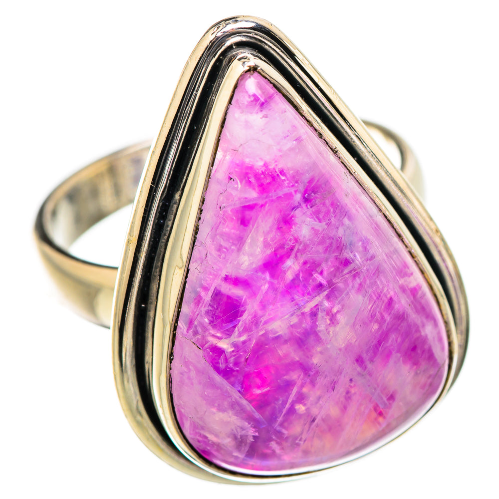 Pink Moonstone Rings handcrafted by Anasilvercos - RING130459 - Photo 2