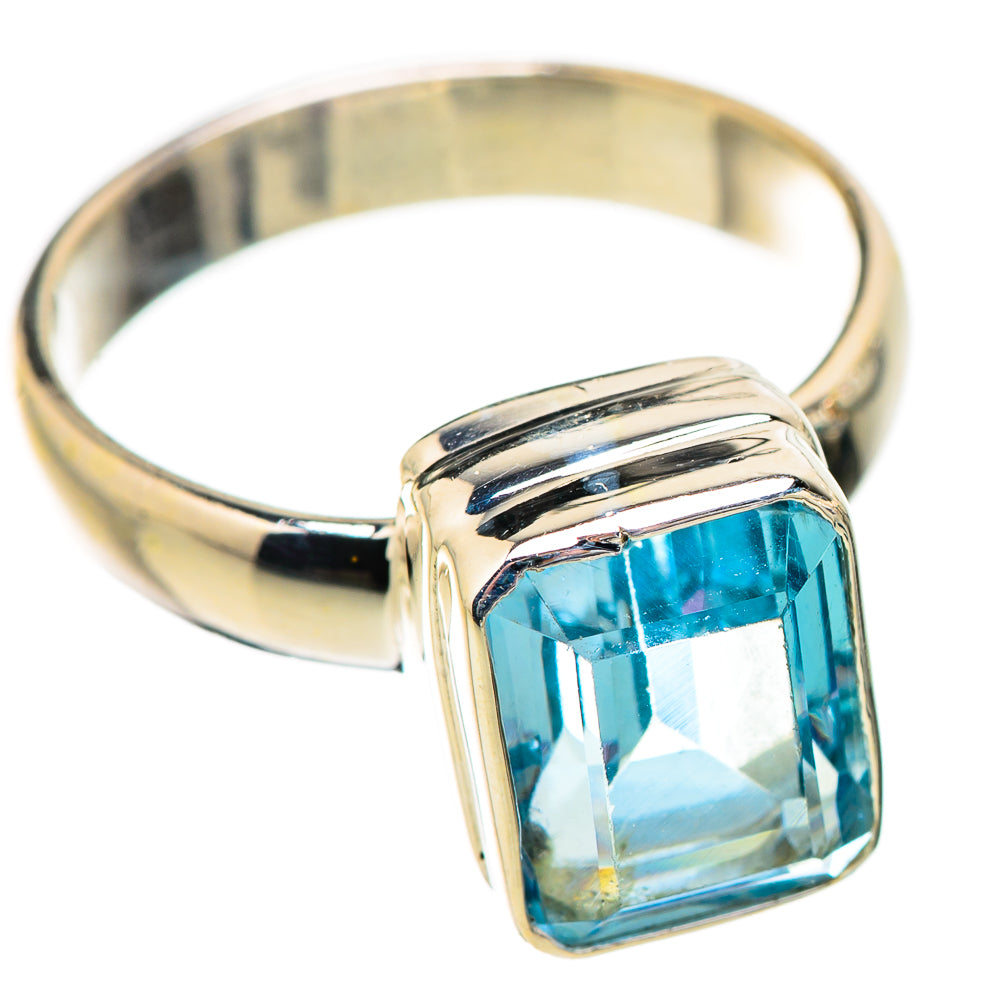 Blue Topaz Rings handcrafted by Anasilvercos - RING130470 - Photo 2