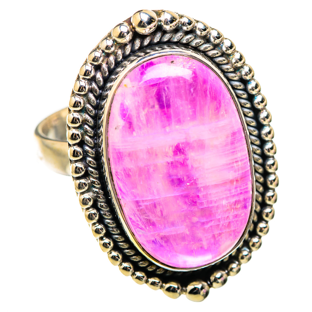 Pink Moonstone Rings handcrafted by Anasilvercos - RING130489 - Photo 2