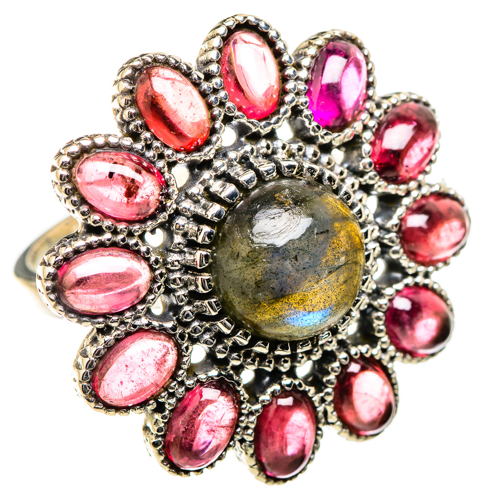 Labradorite Rings handcrafted by Anasilvercos - RING130526 - Photo 2