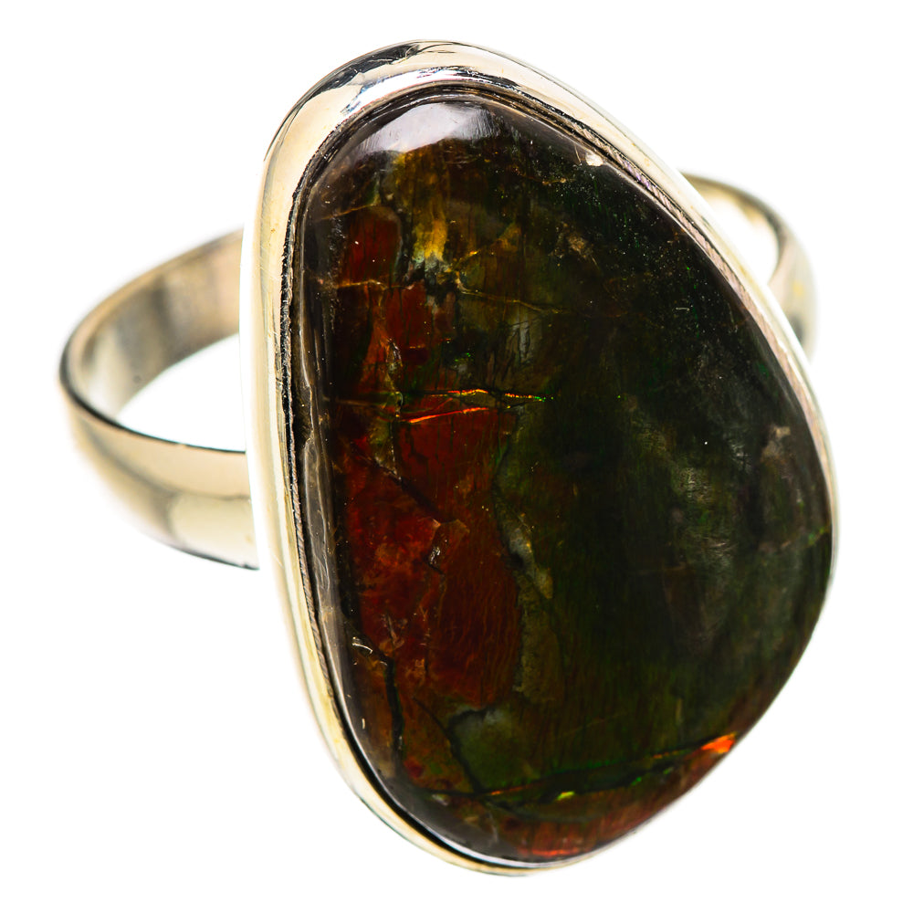 Ammolite Rings handcrafted by Anasilvercos - RING130559 - Photo 2
