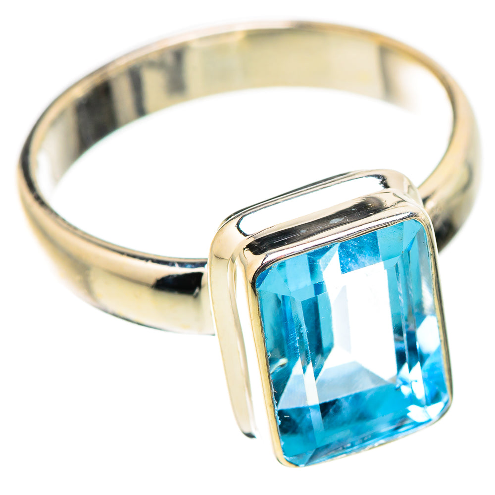 Blue Topaz Rings handcrafted by Anasilvercos - RING130564 - Photo 2