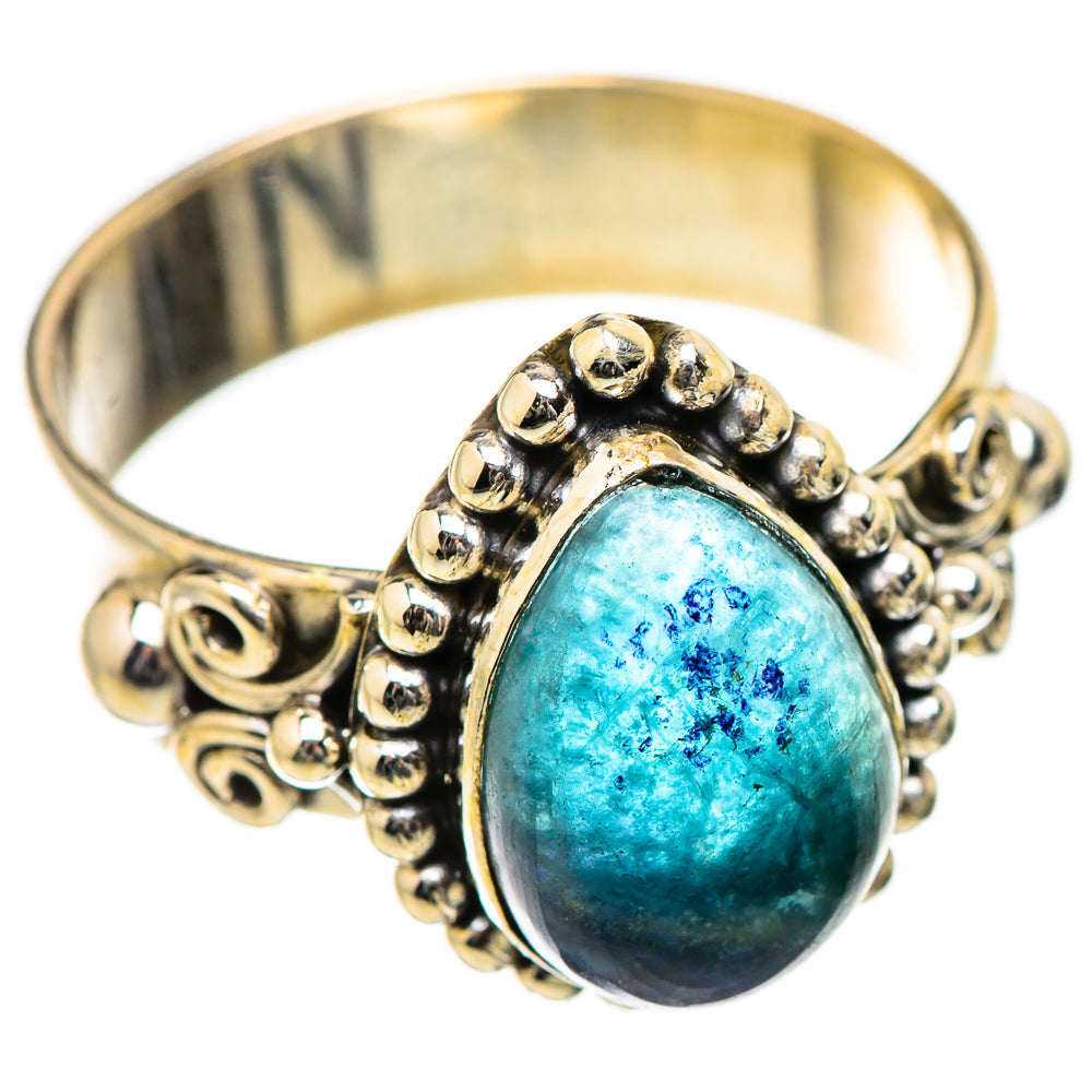 Blue Fluorite Rings handcrafted by Anasilvercos - RING130568 - Photo 2