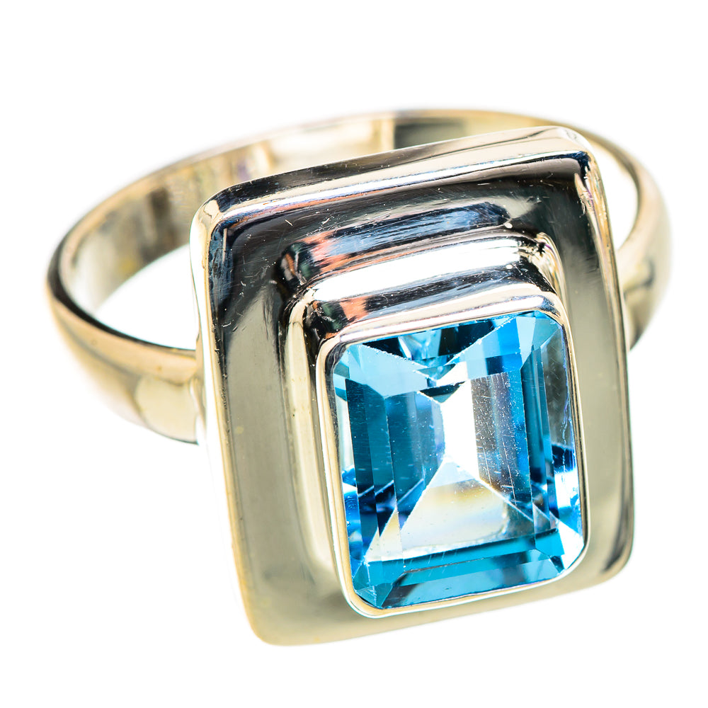 Blue Topaz Rings handcrafted by Anasilvercos - RING130572 - Photo 2