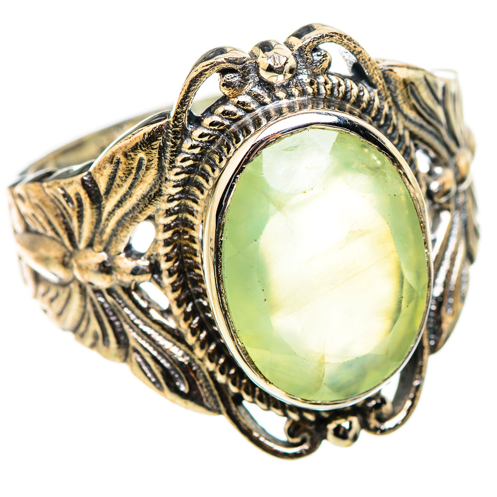 Prehnite Rings handcrafted by Anasilvercos - RING130574 - Photo 2