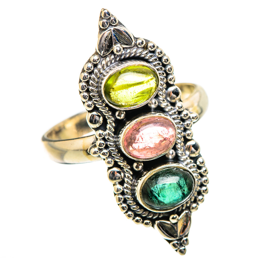 Ammolite Rings handcrafted by Anasilvercos - RING130585 - Photo 2