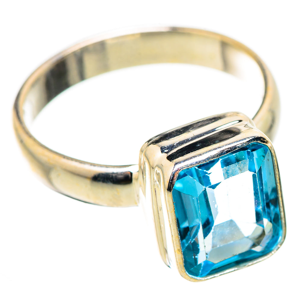 Blue Topaz Rings handcrafted by Anasilvercos - RING130592 - Photo 2