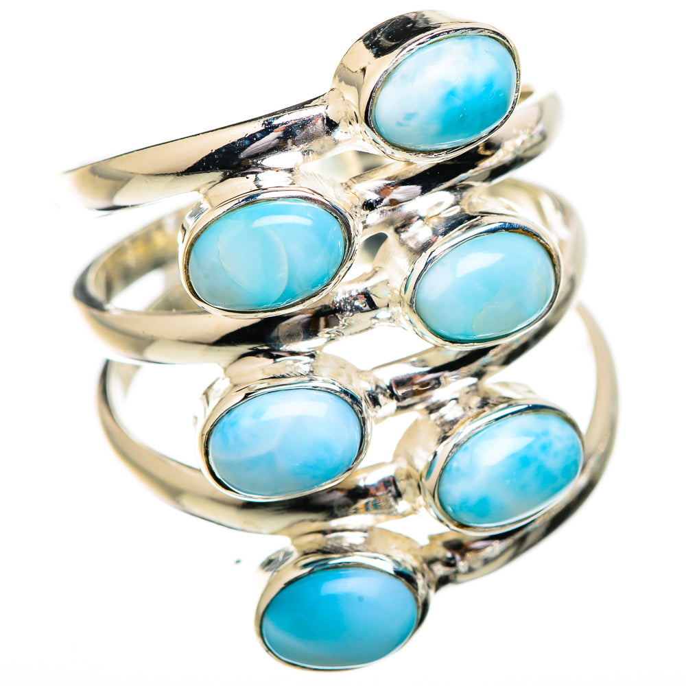 Larimar Rings handcrafted by Anasilvercos - RING130595 - Photo 2