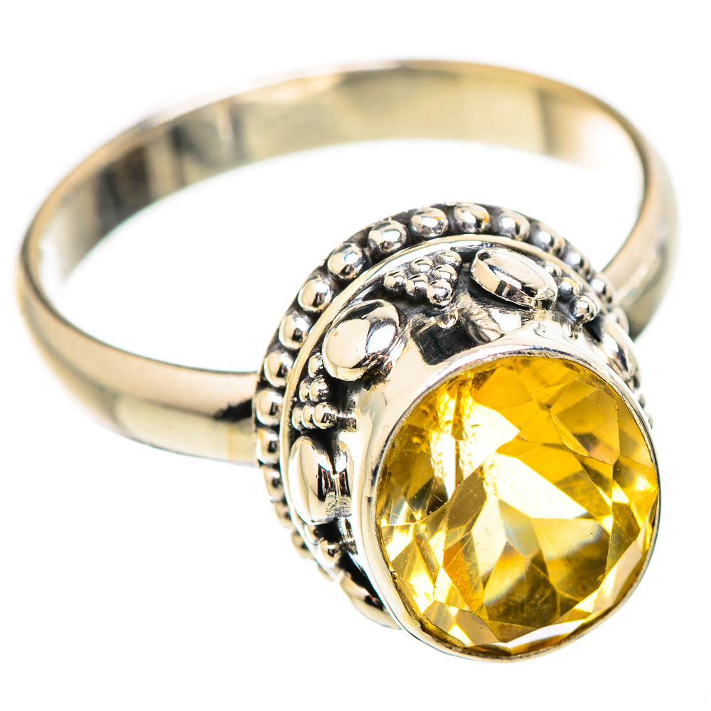 Citrine Rings handcrafted by Anasilvercos - RING130609 - Photo 2
