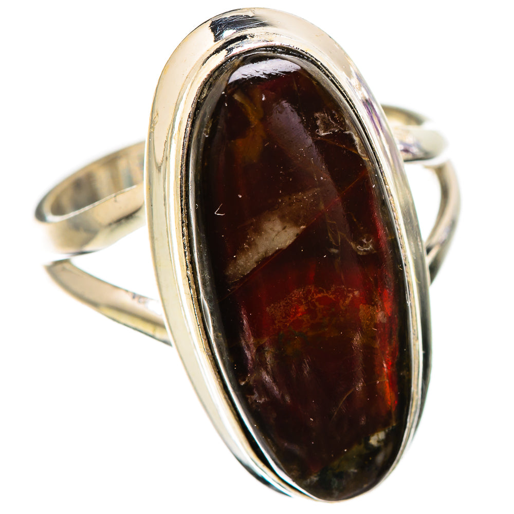 Ammolite Rings handcrafted by Anasilvercos - RING130613 - Photo 2