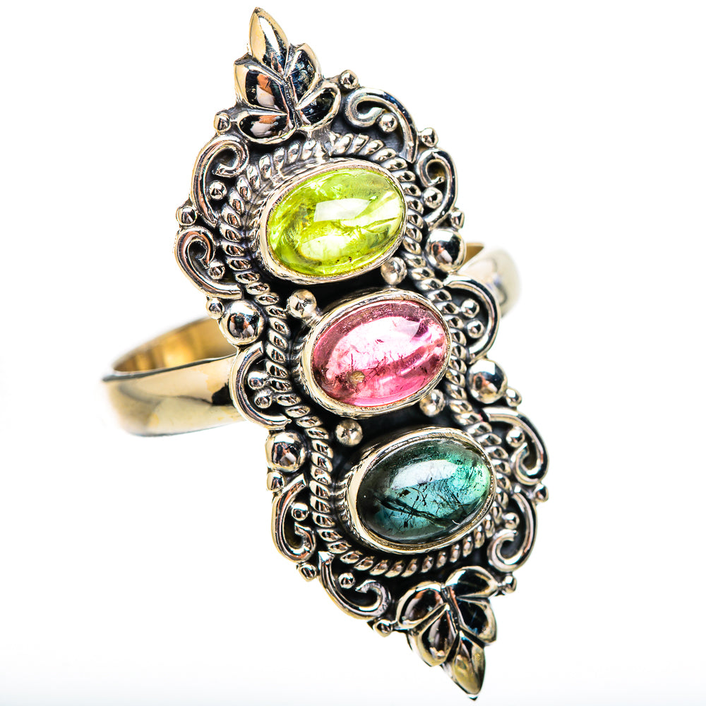 Tourmaline Rings handcrafted by Anasilvercos - RING130618 - Photo 2