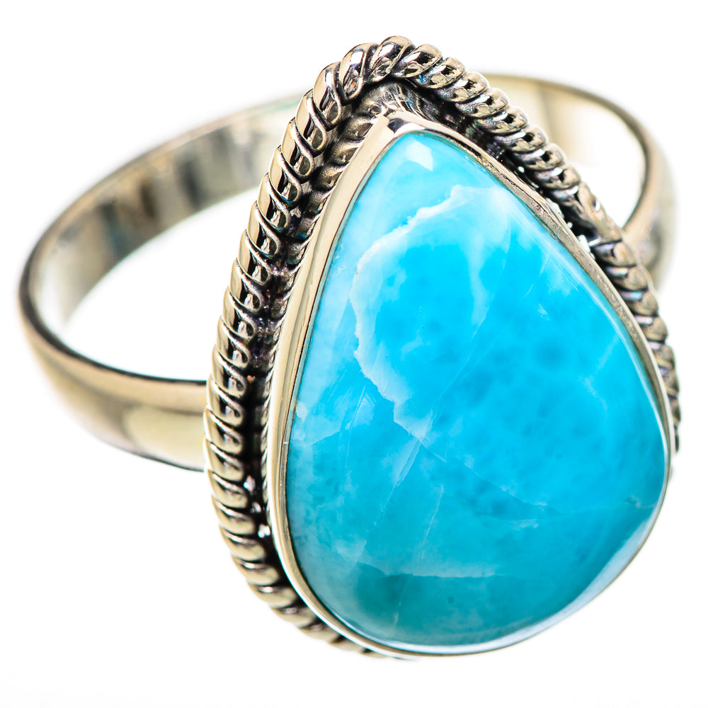 Larimar Rings handcrafted by Anasilvercos - RING130629 - Photo 2
