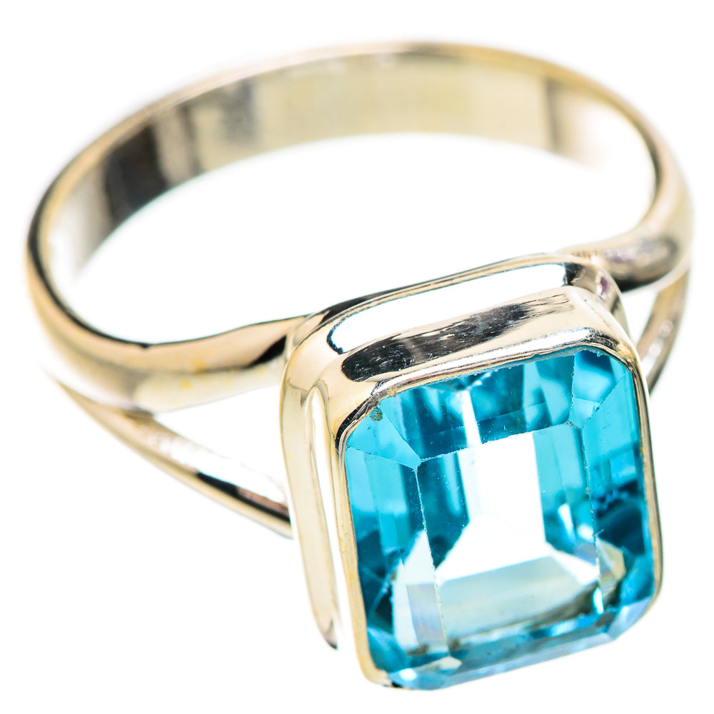 Blue Topaz Rings handcrafted by Anasilvercos - RING130631 - Photo 2