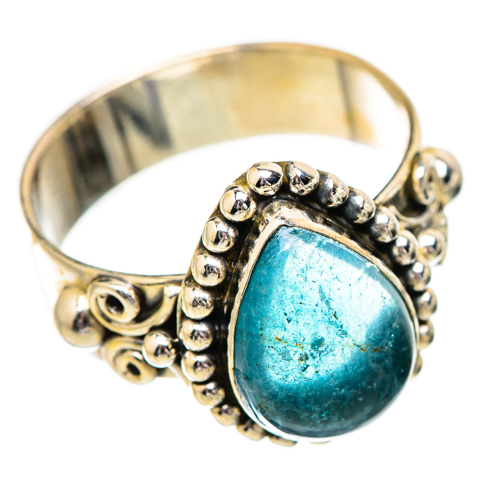 Blue Fluorite Rings handcrafted by Anasilvercos - RING130633 - Photo 2
