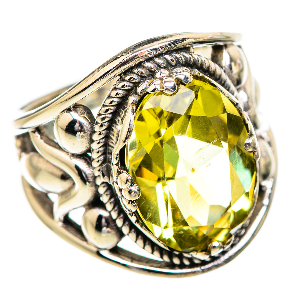 Lemon Quartz Rings handcrafted by Anasilvercos - RING130655 - Photo 2