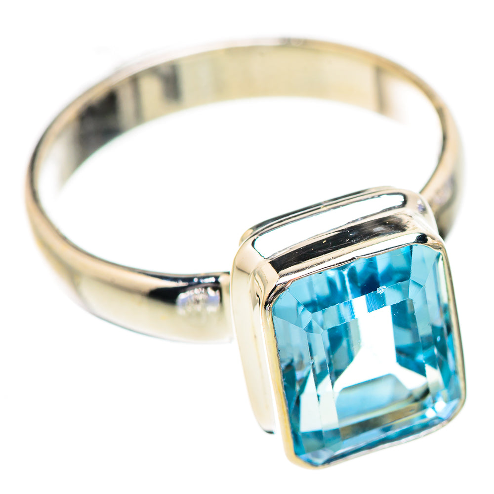 Blue Topaz Rings handcrafted by Anasilvercos - RING130657 - Photo 2