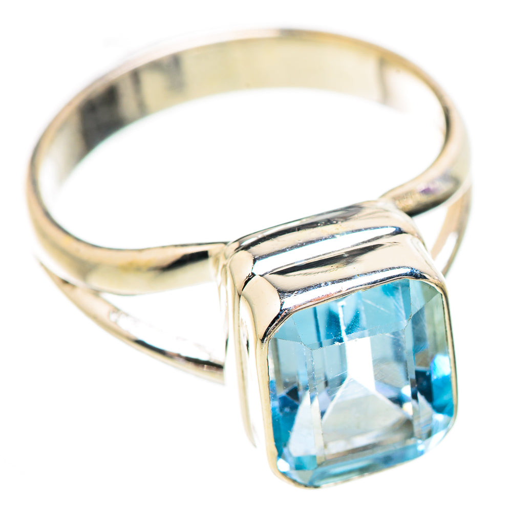Blue Topaz Rings handcrafted by Anasilvercos - RING130659 - Photo 2