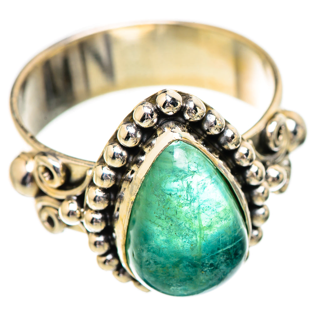 Green Fluorite Rings handcrafted by Anasilvercos - RING130662 - Photo 2