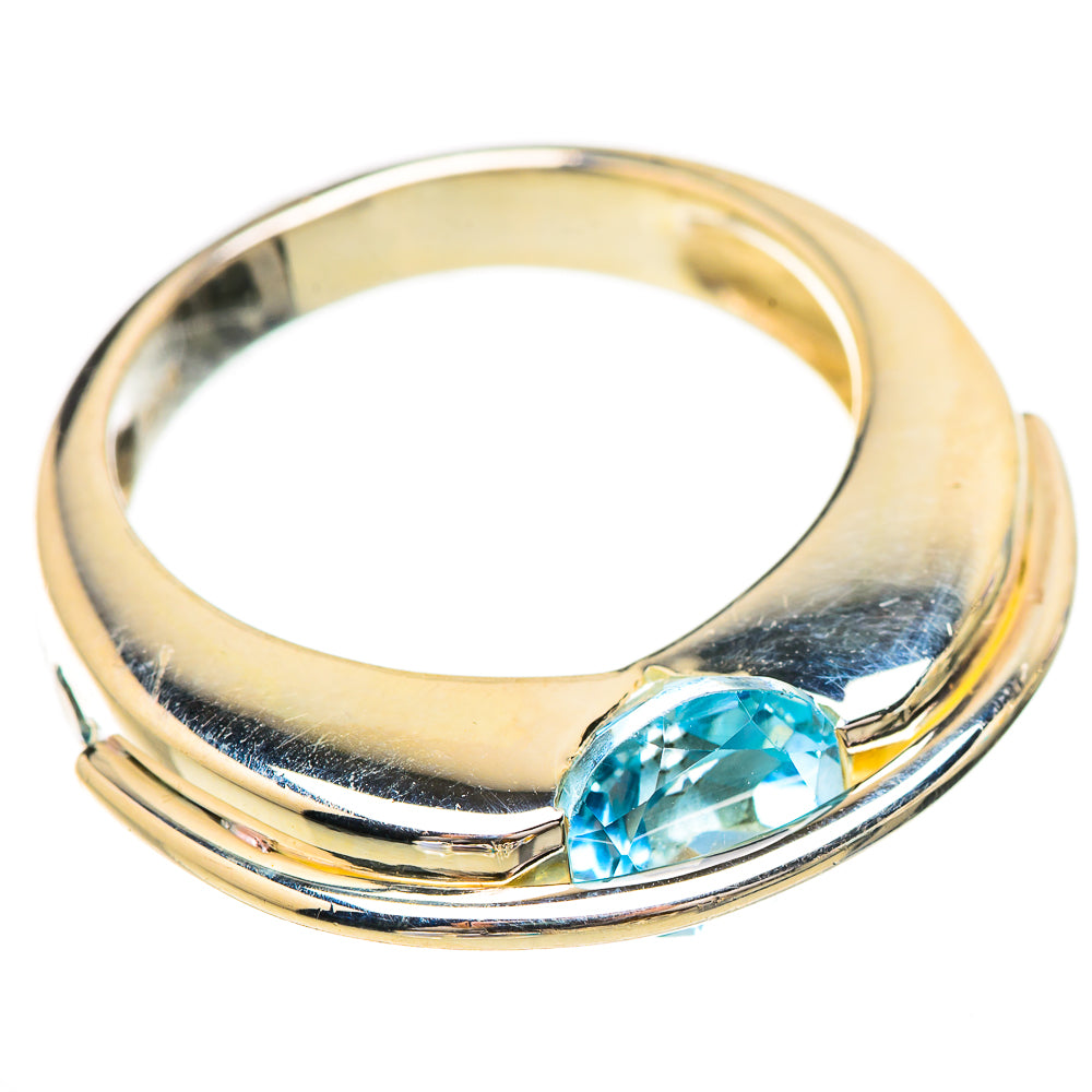 Blue Topaz Rings handcrafted by Anasilvercos - RING130664 - Photo 2