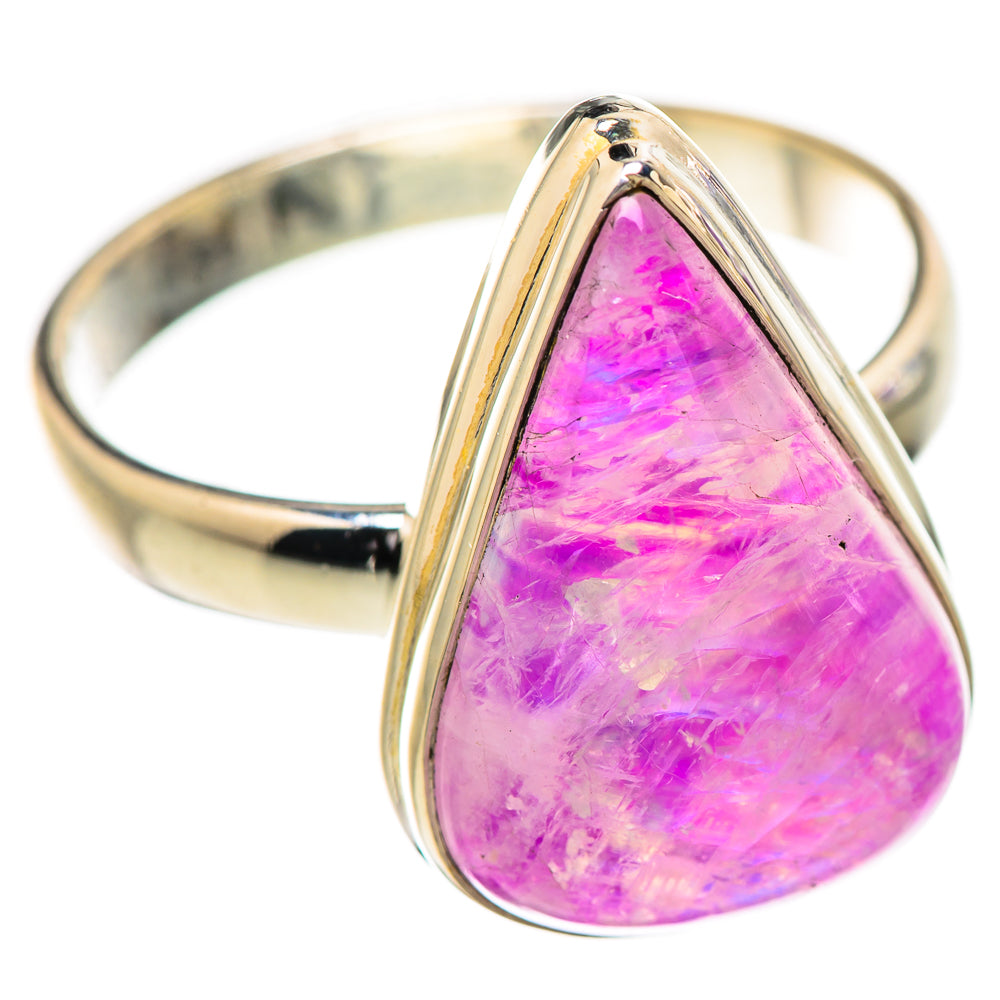 Pink Moonstone Rings handcrafted by Anasilvercos - RING130672 - Photo 2