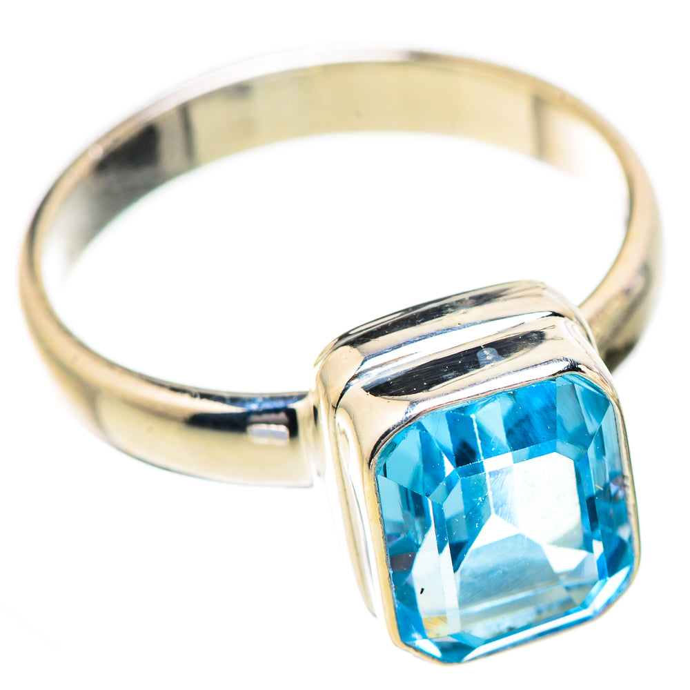 Blue Topaz Rings handcrafted by Anasilvercos - RING130693 - Photo 2