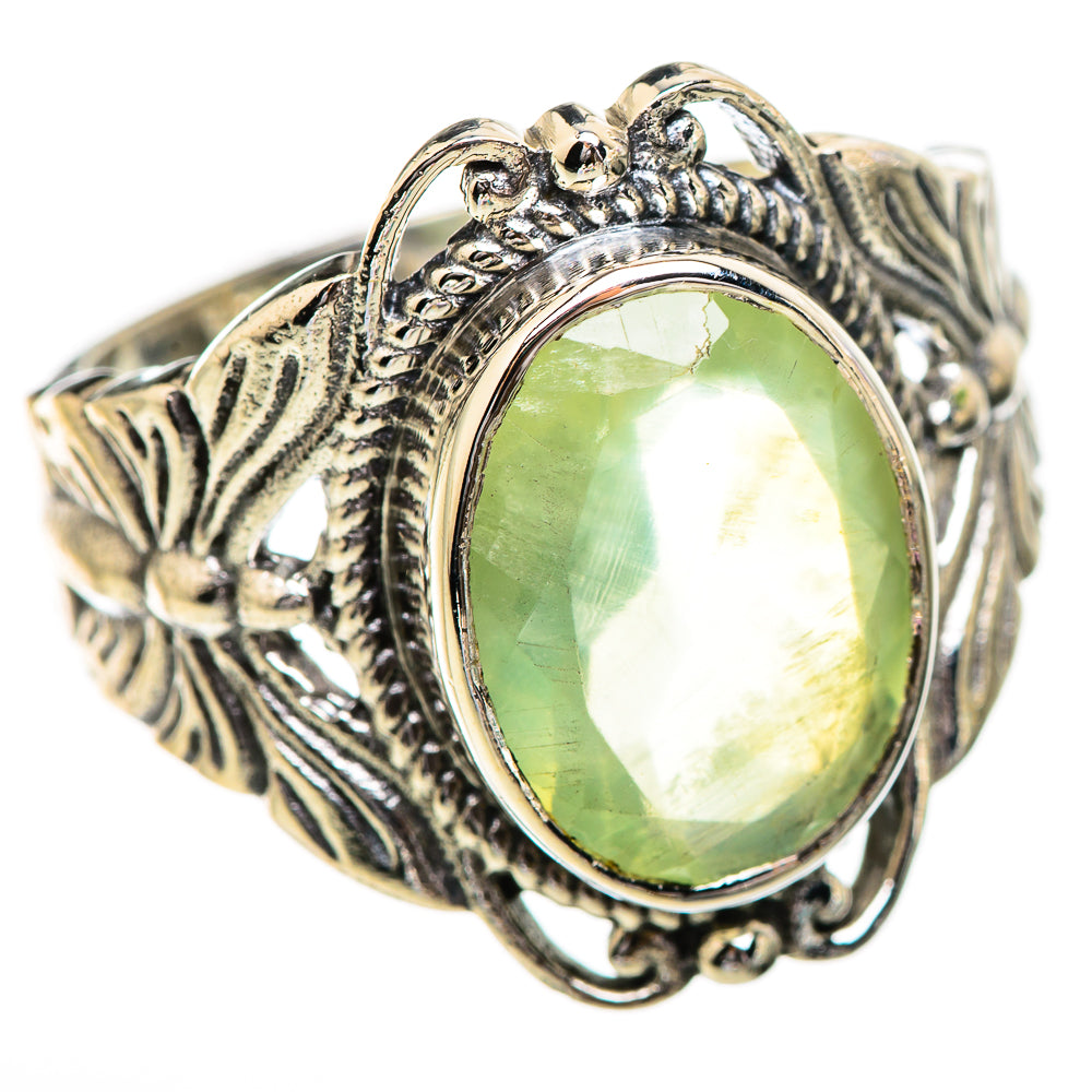 Prehnite Rings handcrafted by Anasilvercos - RING130700 - Photo 2