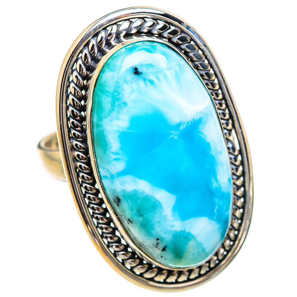 Larimar Rings handcrafted by Anasilvercos - RING130725 - Photo 2