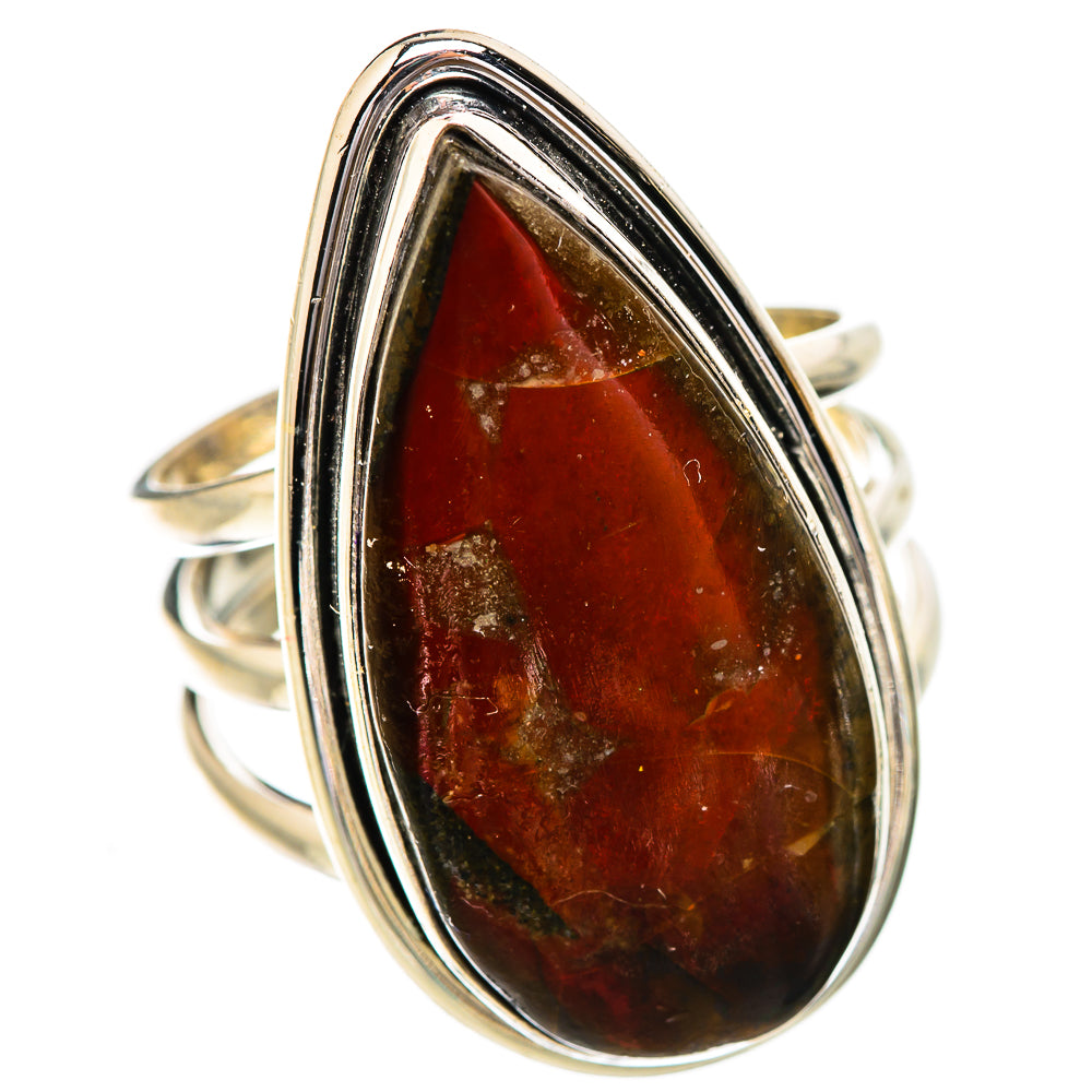 Ammolite Rings handcrafted by Anasilvercos - RING130735 - Photo 2