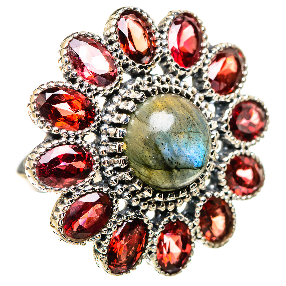 Labradorite Rings handcrafted by Anasilvercos - RING130743 - Photo 2