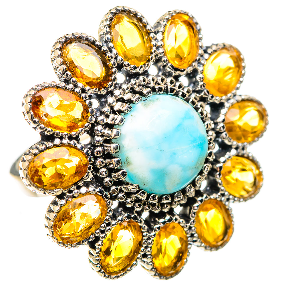 Larimar Rings handcrafted by Anasilvercos - RING130746 - Photo 2