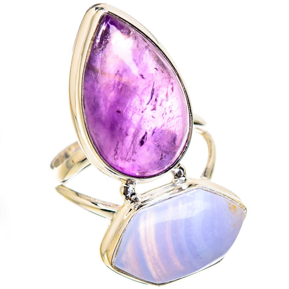 Amethyst Rings handcrafted by Anasilvercos - RING130760 - Photo 2