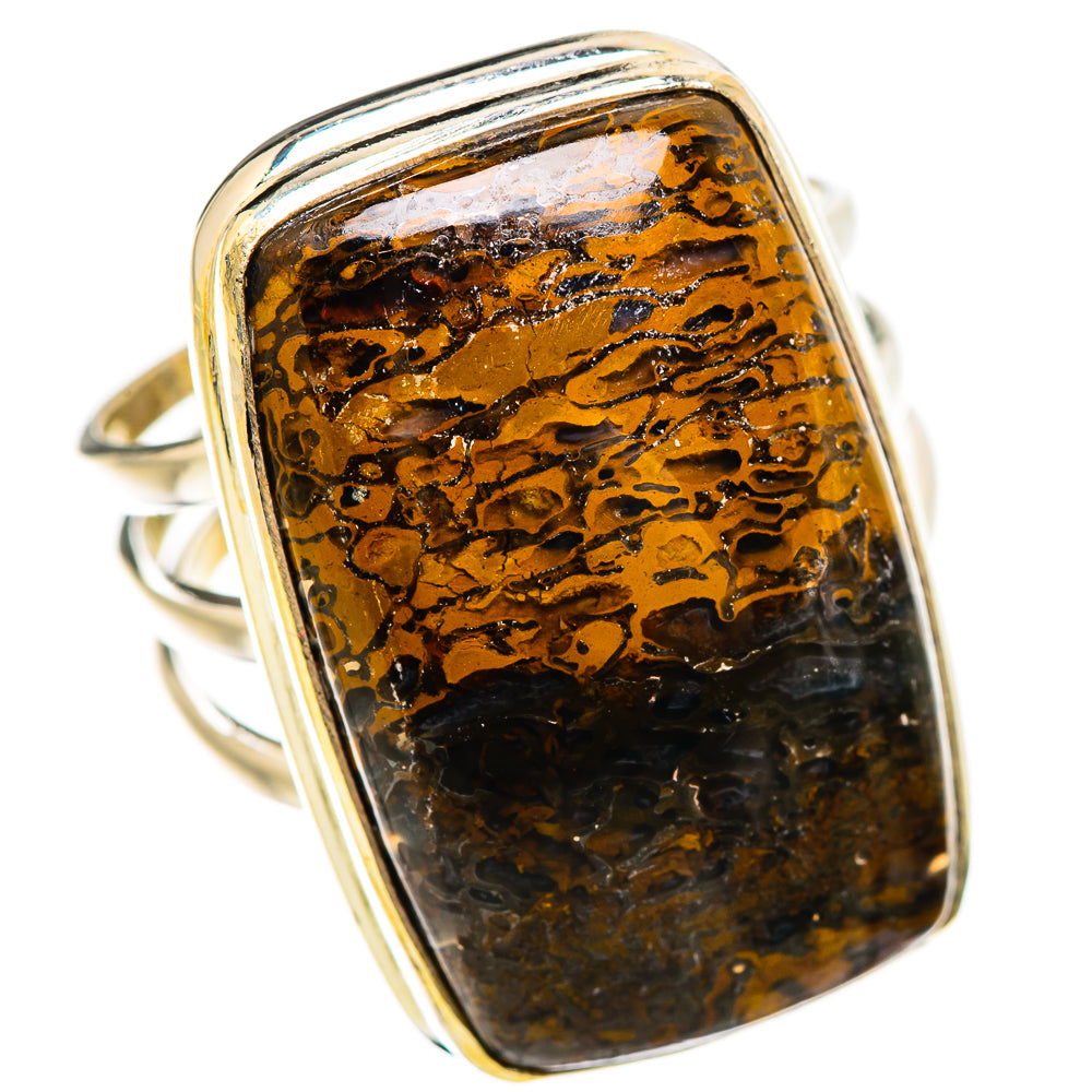 Dinosaur Bone Rings handcrafted by Anasilvercos - RING130772 - Photo 2