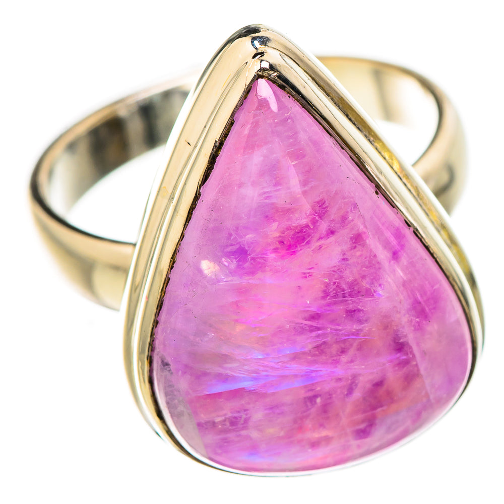 Pink Moonstone Rings handcrafted by Anasilvercos - RING130836 - Photo 2