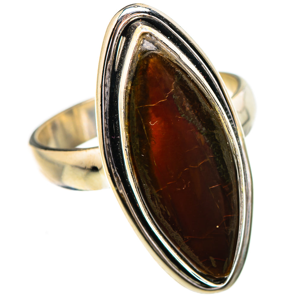 Ammolite Rings handcrafted by Anasilvercos - RING130840 - Photo 2