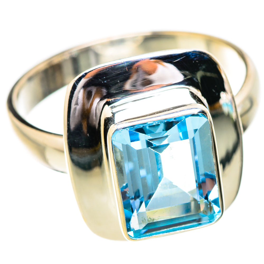 Blue Topaz Rings handcrafted by Anasilvercos - RING130861 - Photo 2