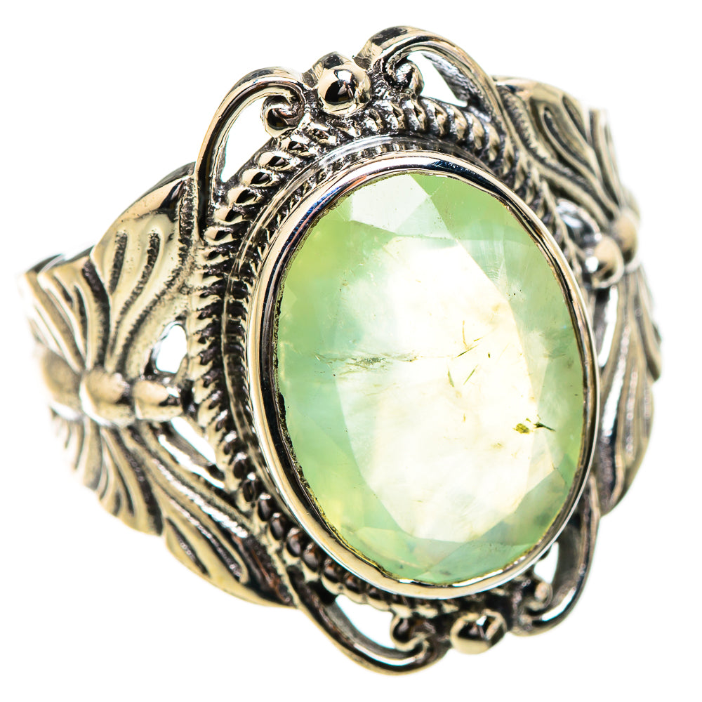 Prehnite Rings handcrafted by Anasilvercos - RING130866 - Photo 2