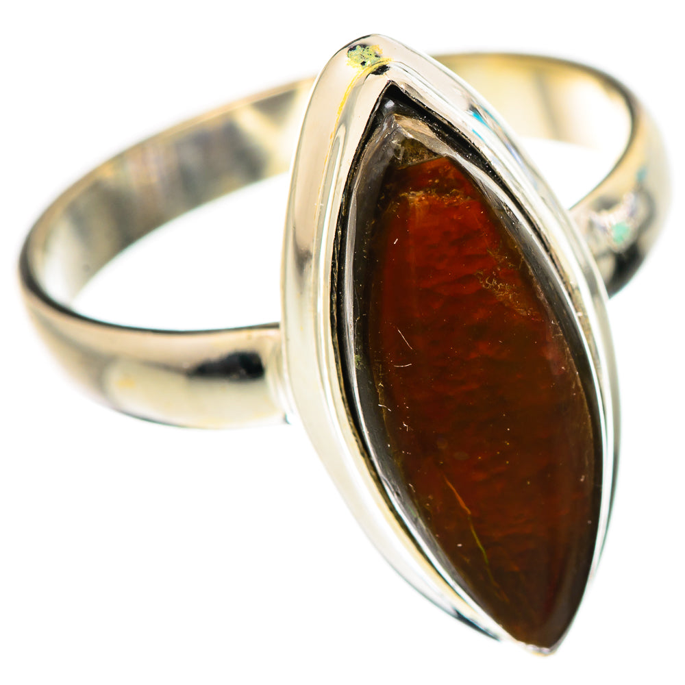 Ammolite Rings handcrafted by Anasilvercos - RING130887 - Photo 2