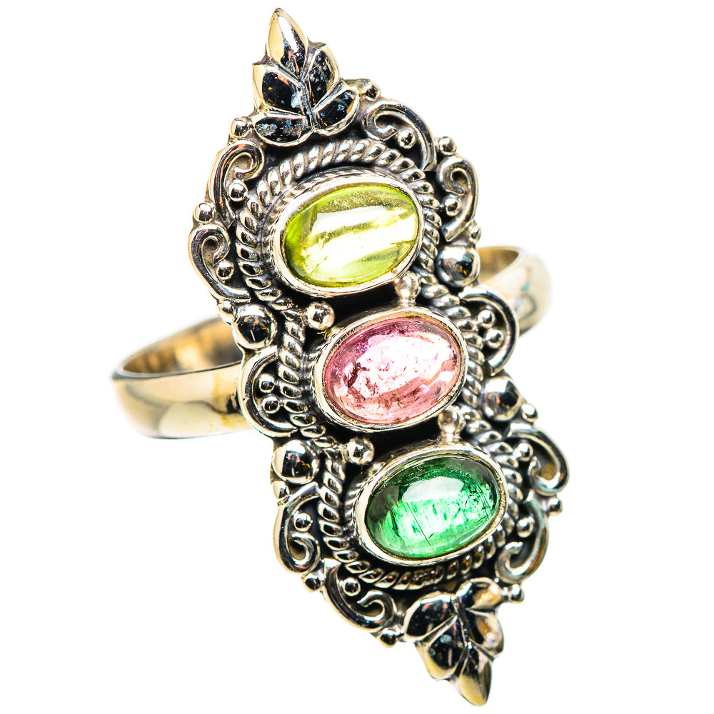 Tourmaline Rings handcrafted by Anasilvercos - RING130888 - Photo 2