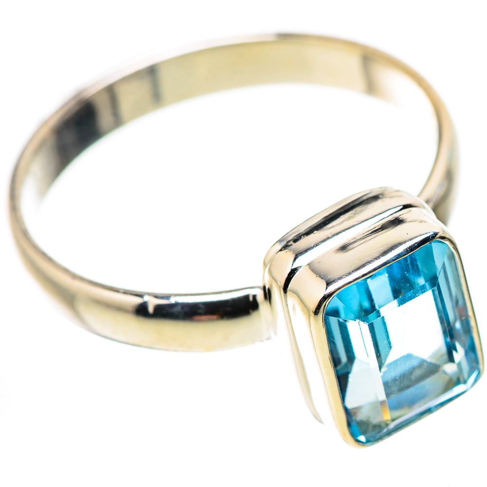 Blue Topaz Rings handcrafted by Anasilvercos - RING130893 - Photo 2