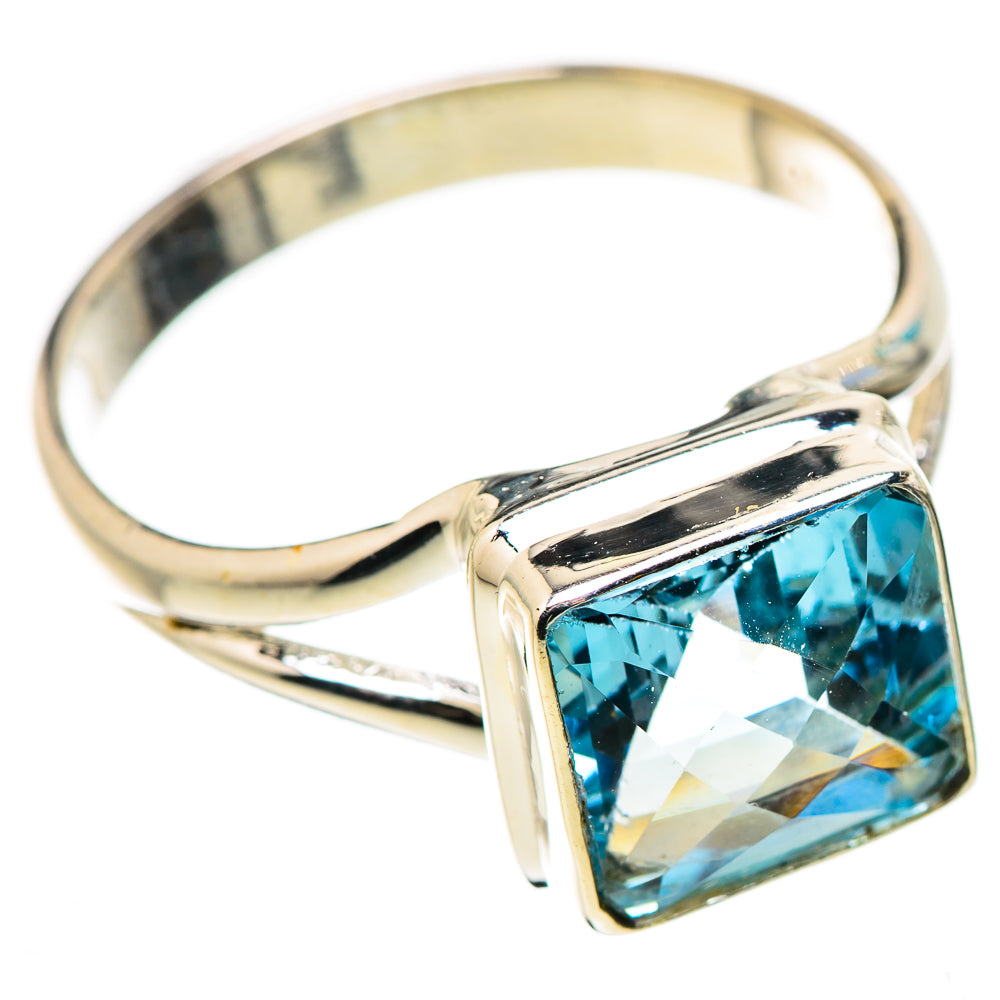 Blue Topaz Rings handcrafted by Anasilvercos - RING130896 - Photo 2