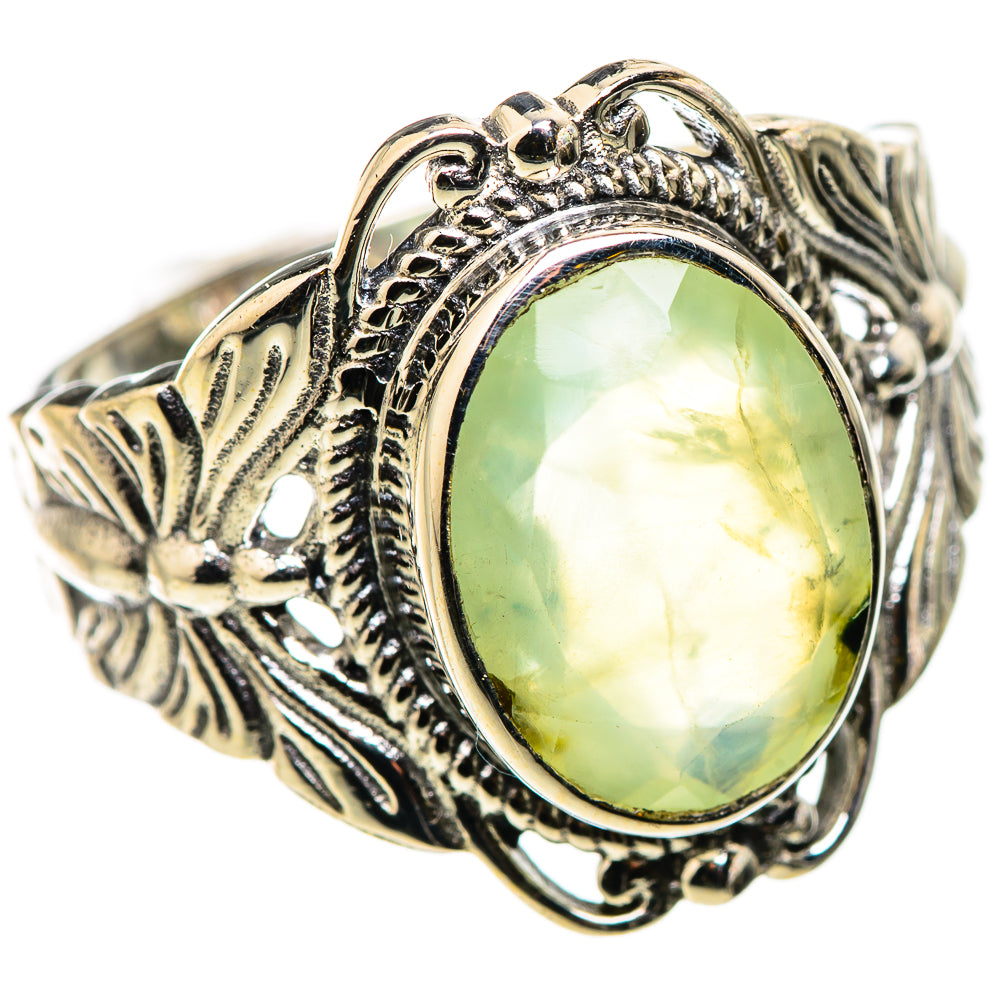 Prehnite Rings handcrafted by Anasilvercos - RING130905 - Photo 2