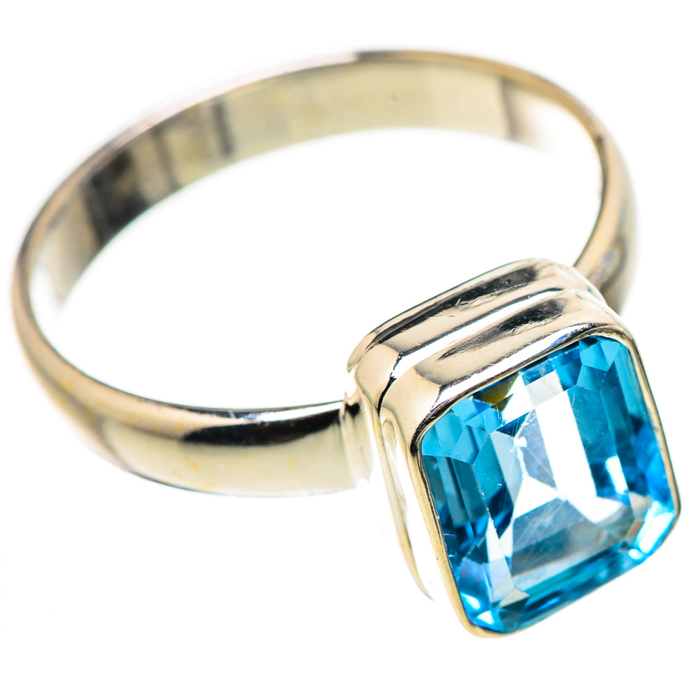 Blue Topaz Rings handcrafted by Anasilvercos - RING130921 - Photo 2
