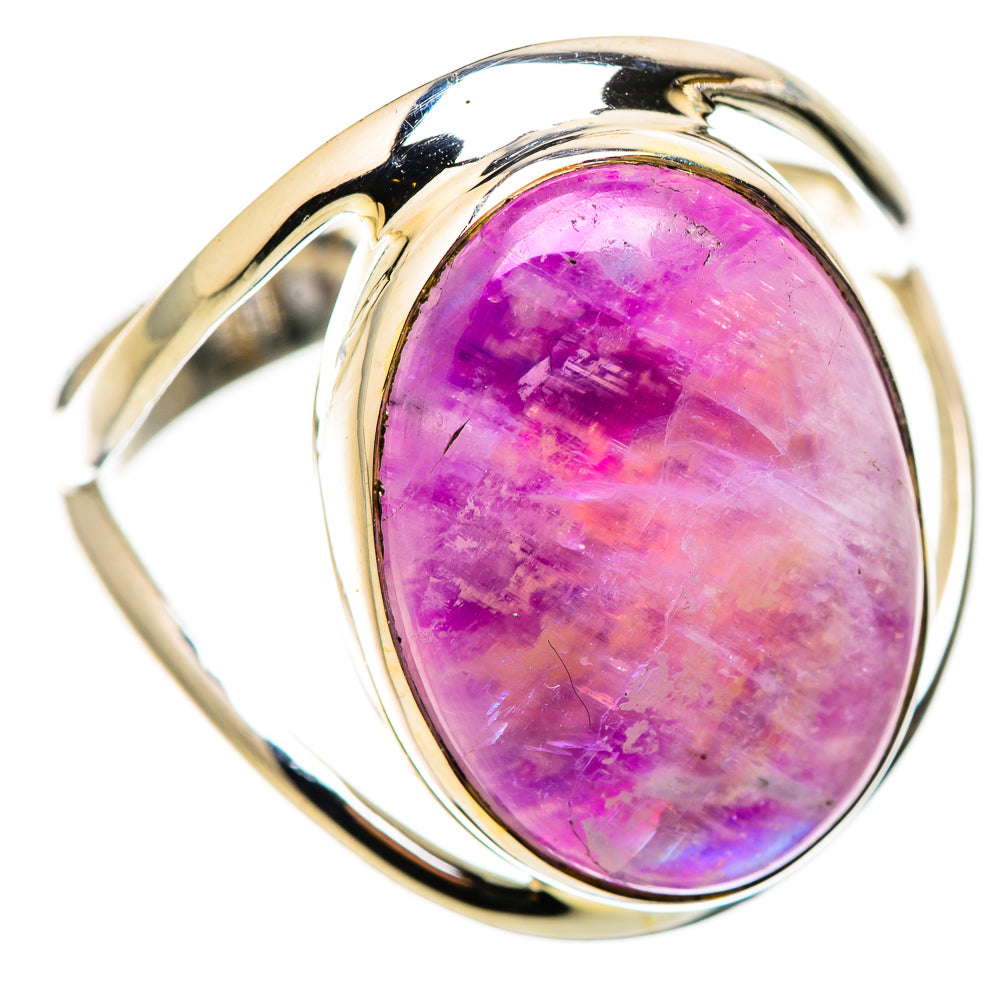 Pink Moonstone Rings handcrafted by Anasilvercos - RING130930 - Photo 2