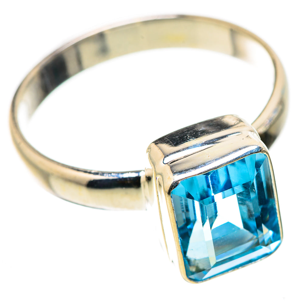 Blue Topaz Rings handcrafted by Anasilvercos - RING130946 - Photo 2